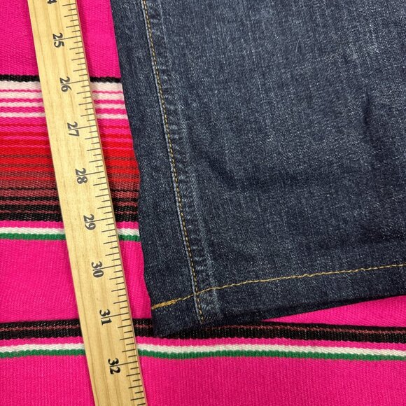 Nudie Jeans Co. Men 32x32 Lean Dean Slim Dark Worn Navy Blue Made in Italy READ - Picture 7 of 11